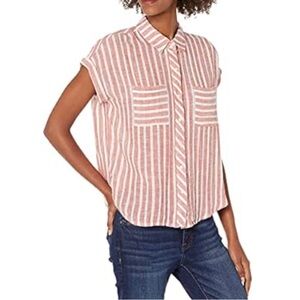 Lucky Brand Womens Tie Back Stripe Shirt at Ubuy Kuwait